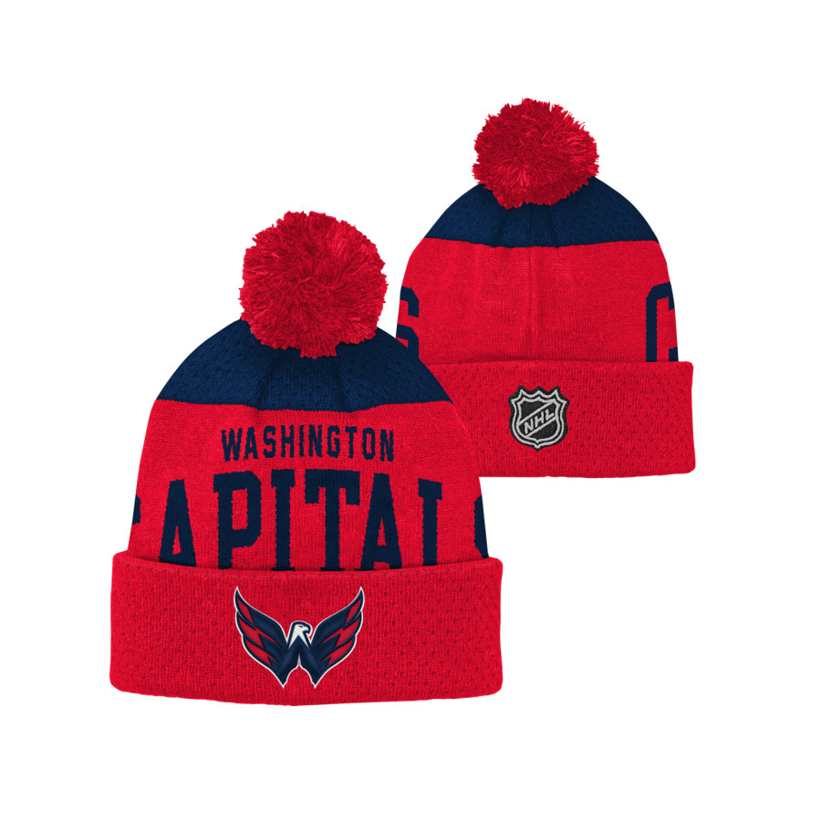 NHL STETCHARK KNIT WASHINGTON CAPITALS DETSKÁ ZIMNÁ ČIAPKA